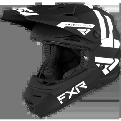 FXR Youth Legion Helmet, Black/White