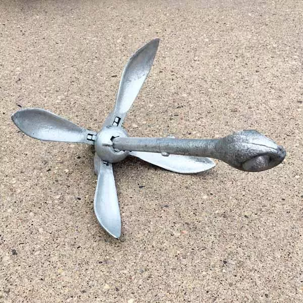 Galvanized Folding Anchor (9 lbs)