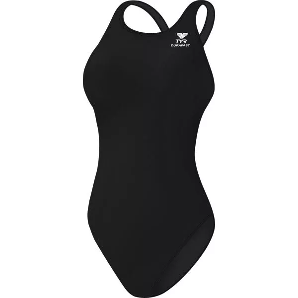 Girls' Durafast Elite Solid Maxfit - Black