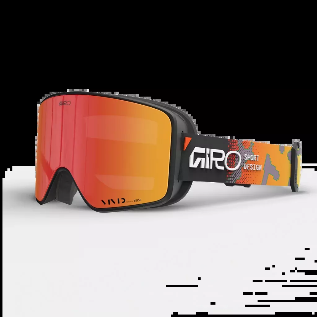 GIRO Method 2026 with Spare Vivid Infrared Lens - Pixel Drift Orange