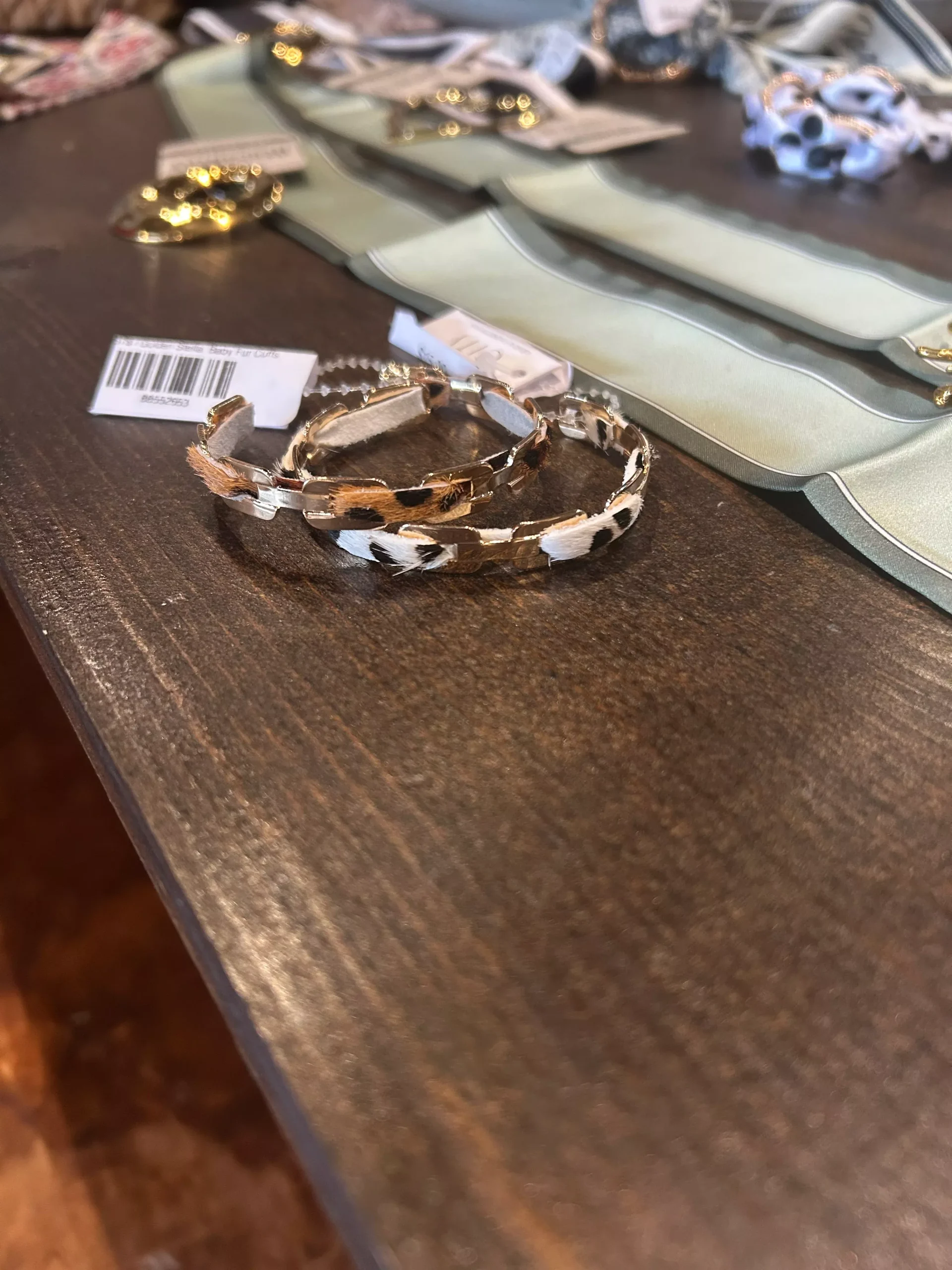 Golden Stella: Baby Fur Cuffs