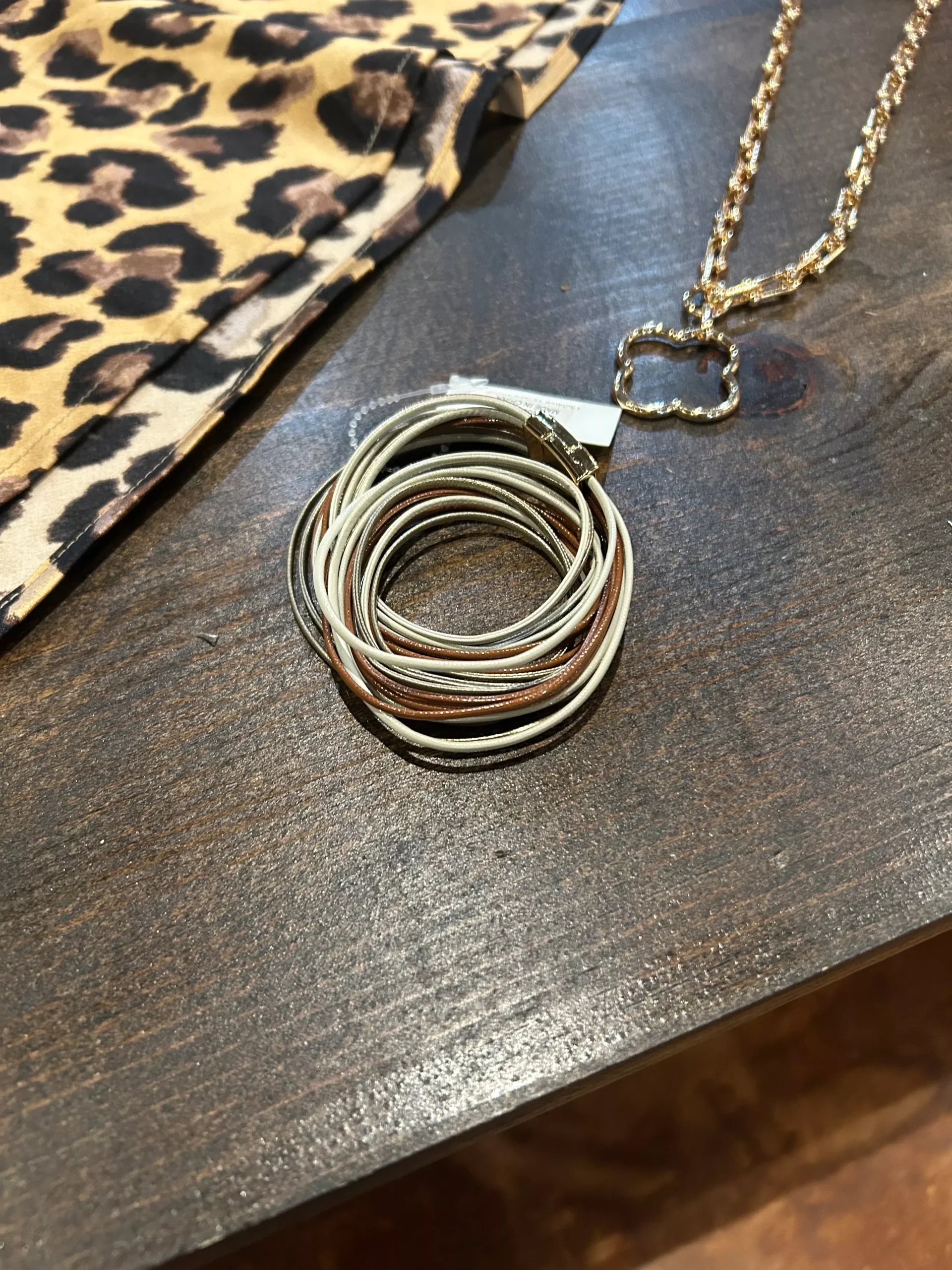 Golden Stella:Multi Strand Bracelet