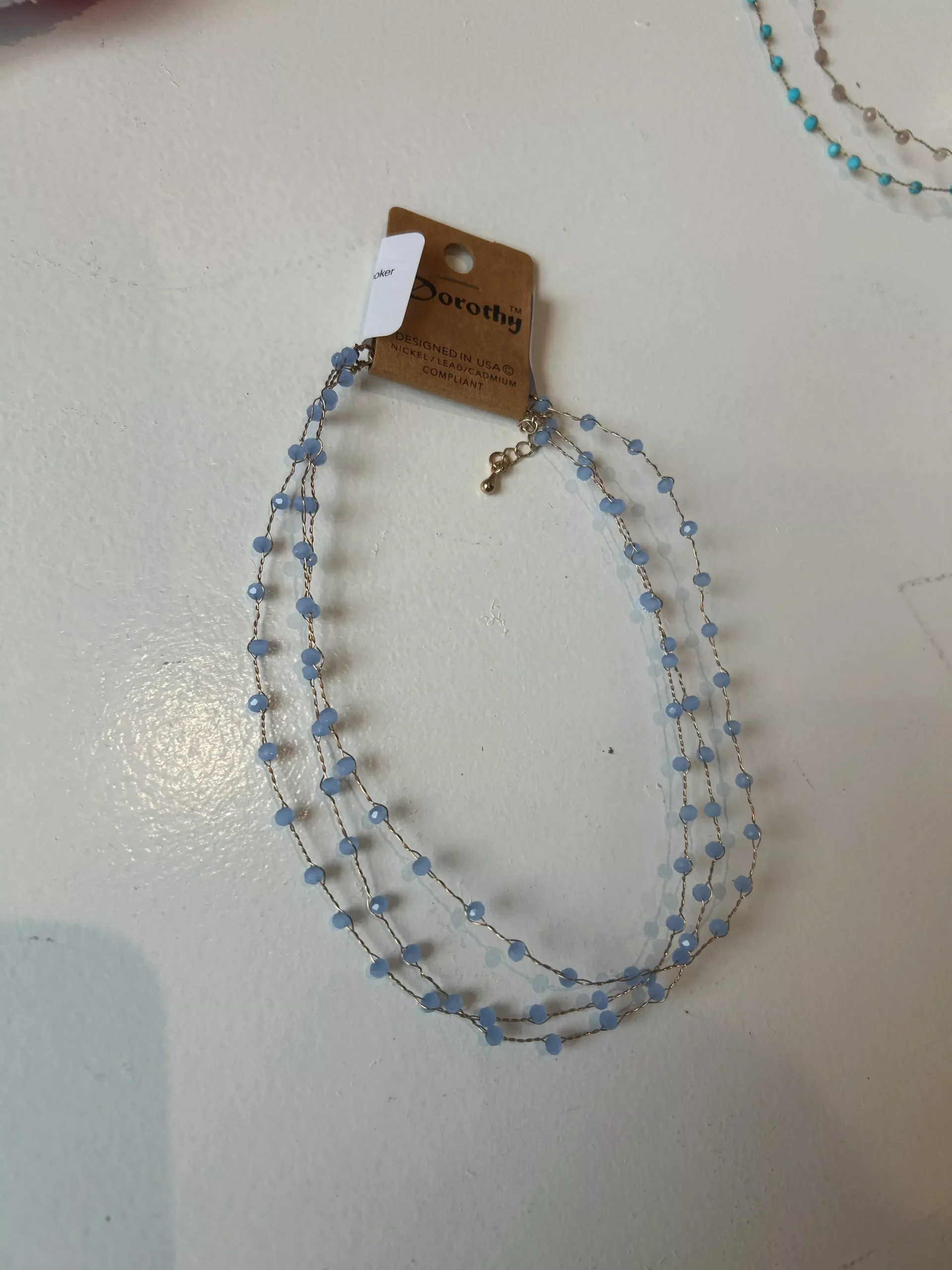 Golden Stella: Woven Wire Choker