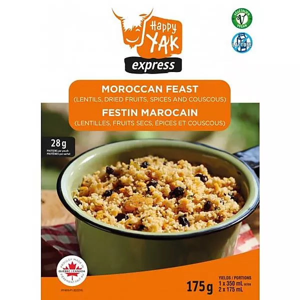 Happy Yak Moroccan Feast (vegan)