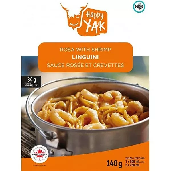 Happy Yak Shrimp Linguine