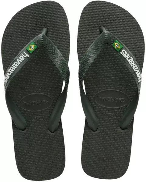 Havaianas Brazil Logo 5983 - Olive Green