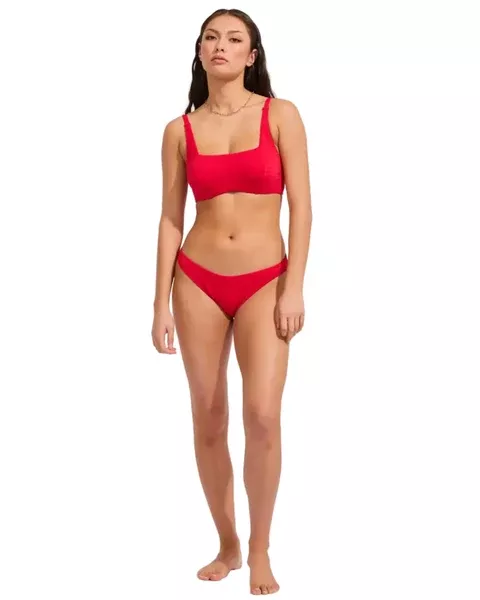 Heaven Cinabar Jennifer Hipster Pant - Red