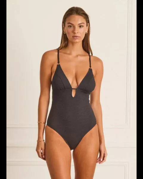 Heaven Faith D Cup One Piece - Black