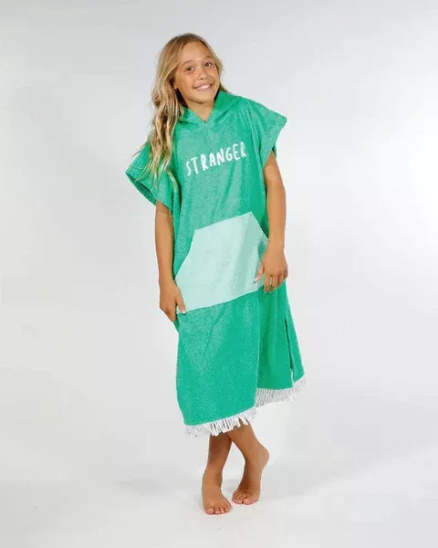 Hello Stranger Poncho Towel - Green Green