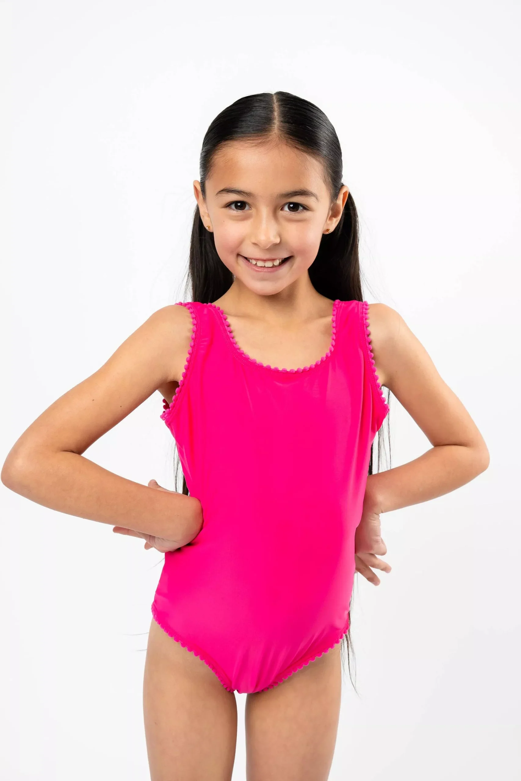 Hibiscus Bow Tie Kids One Piece