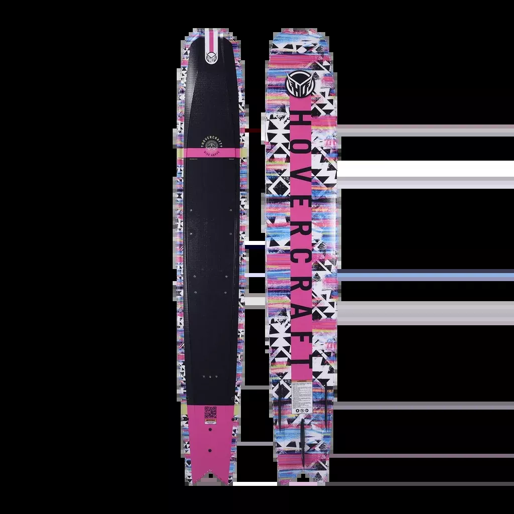 HO Hovercraft Tribal Pink MEDIUM Waterski with Stance 110 Binding
