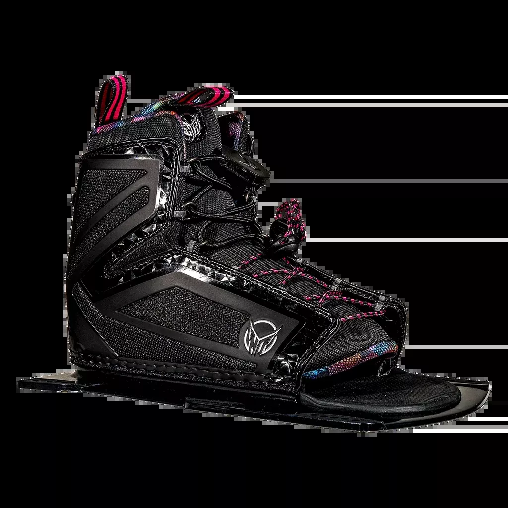 HO STANCE 110 Womens Front Plate Water Ski Binding 2025 - Black