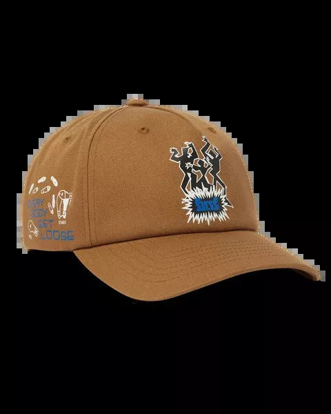 HUF Everybody Get Loose Snapback Cap - Camel