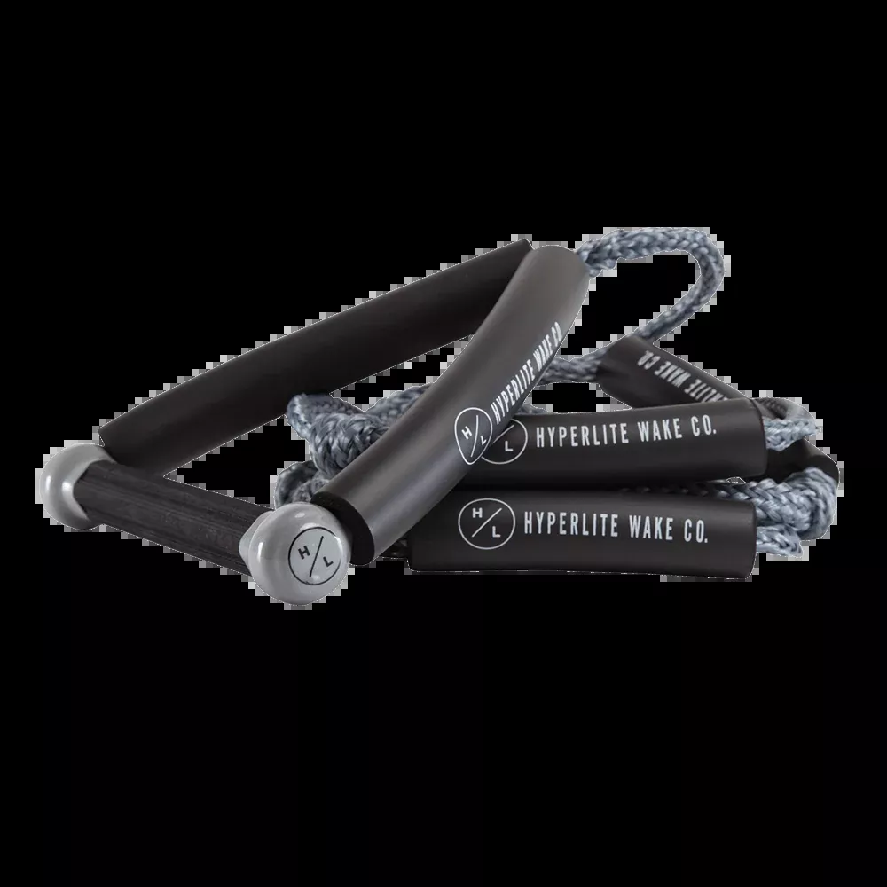 Hyperlite 20' Surf Rope with Handle - GREY