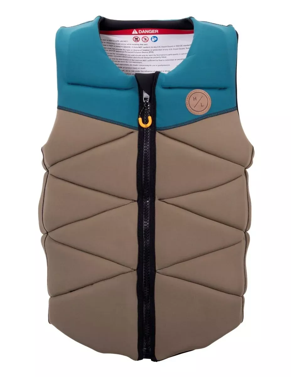 Hyperlite Riot Comp Wake Vest in Olive / Emerald