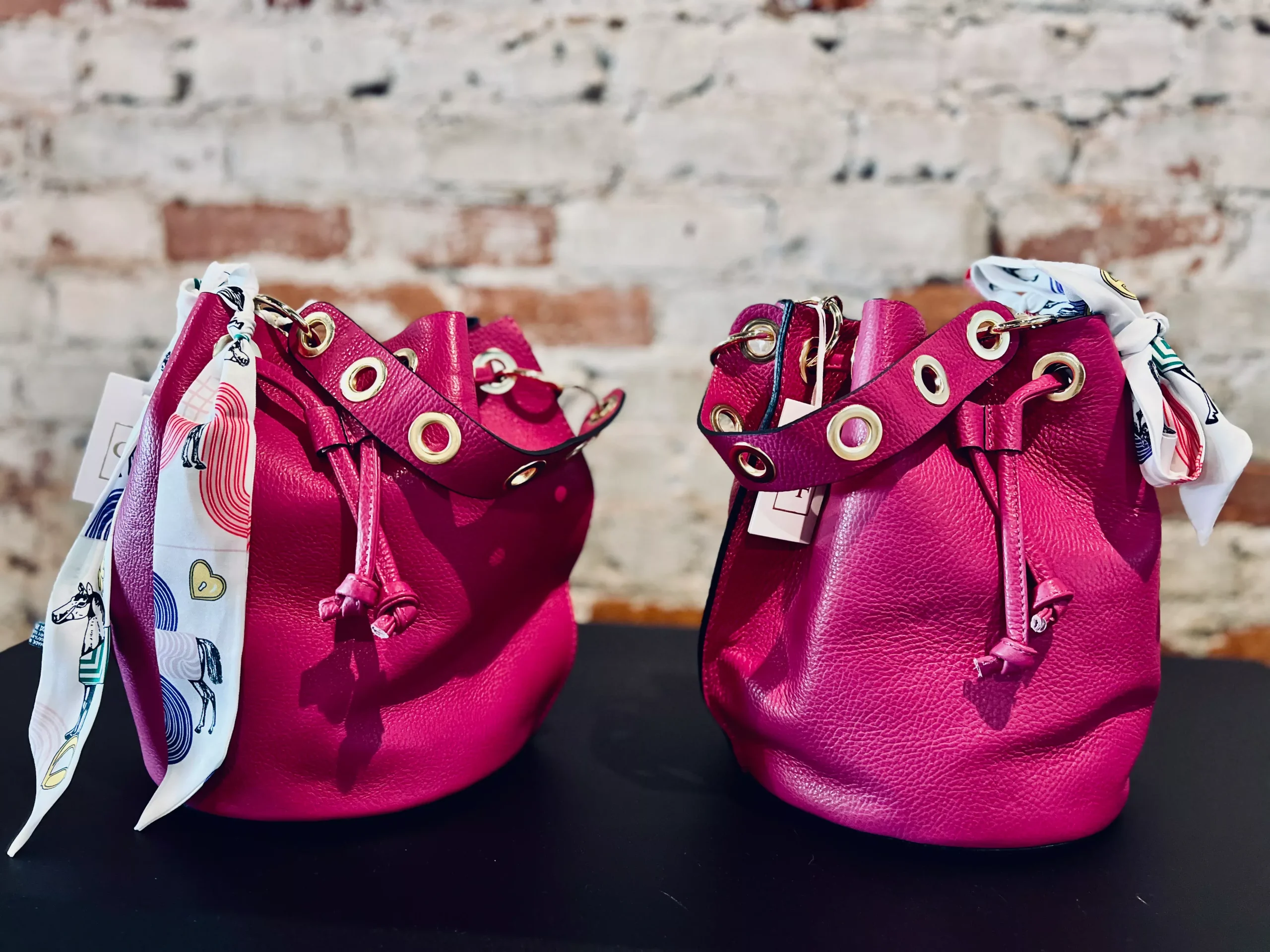Italian Leather Bucket Bag