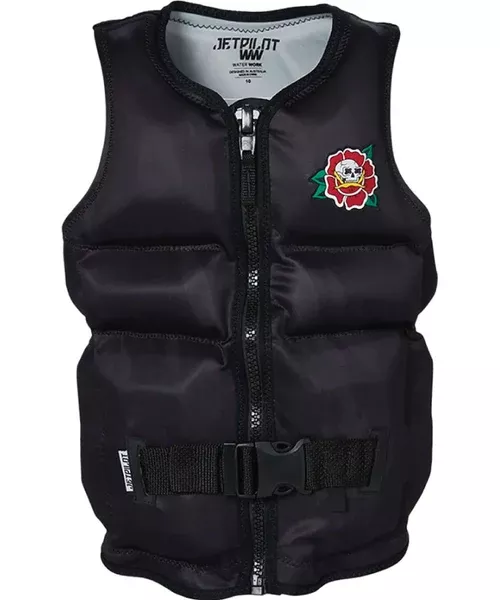 Jetpilot 2023 X1 Boys Sublimated Vest - Black