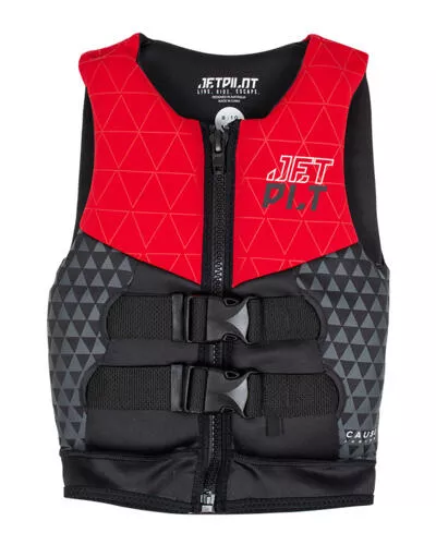 JETPILOT Cause F/E Youth Vest- Red Level 50 2023
