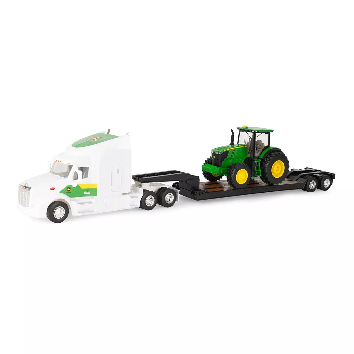 John Deere 1:32 7290R Tractor with Peterbilt Semi
