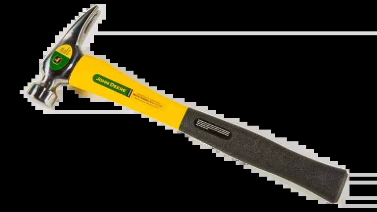 John Deere 21 oz Claw Pin Hammer