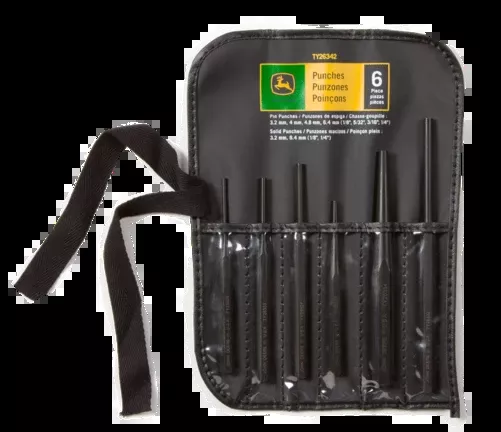 John Deere 6 Piece Pin and Punch Set