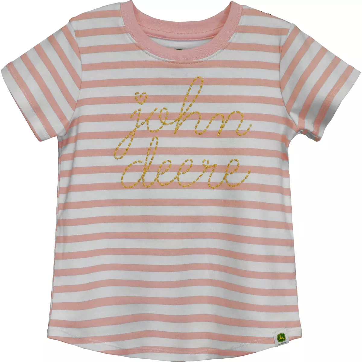 John Deere Girls Stripe Tee