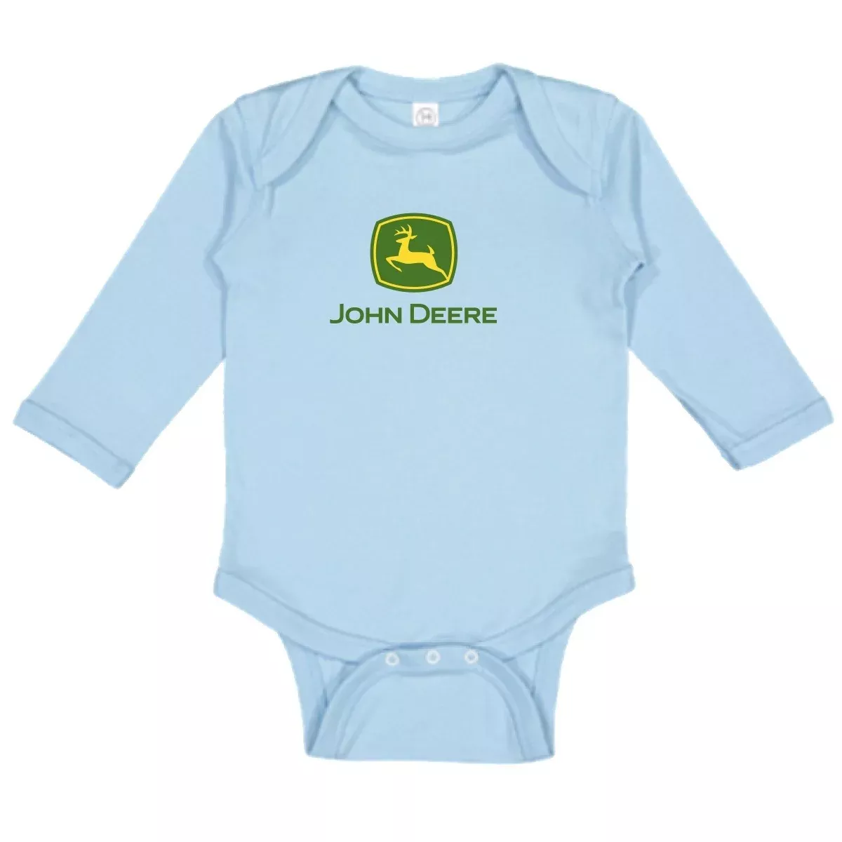 John Deere Infant Boys Blue Bodysuit