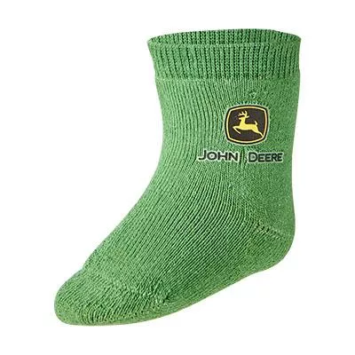 John Deere Infant Boys Green Crew Sock
