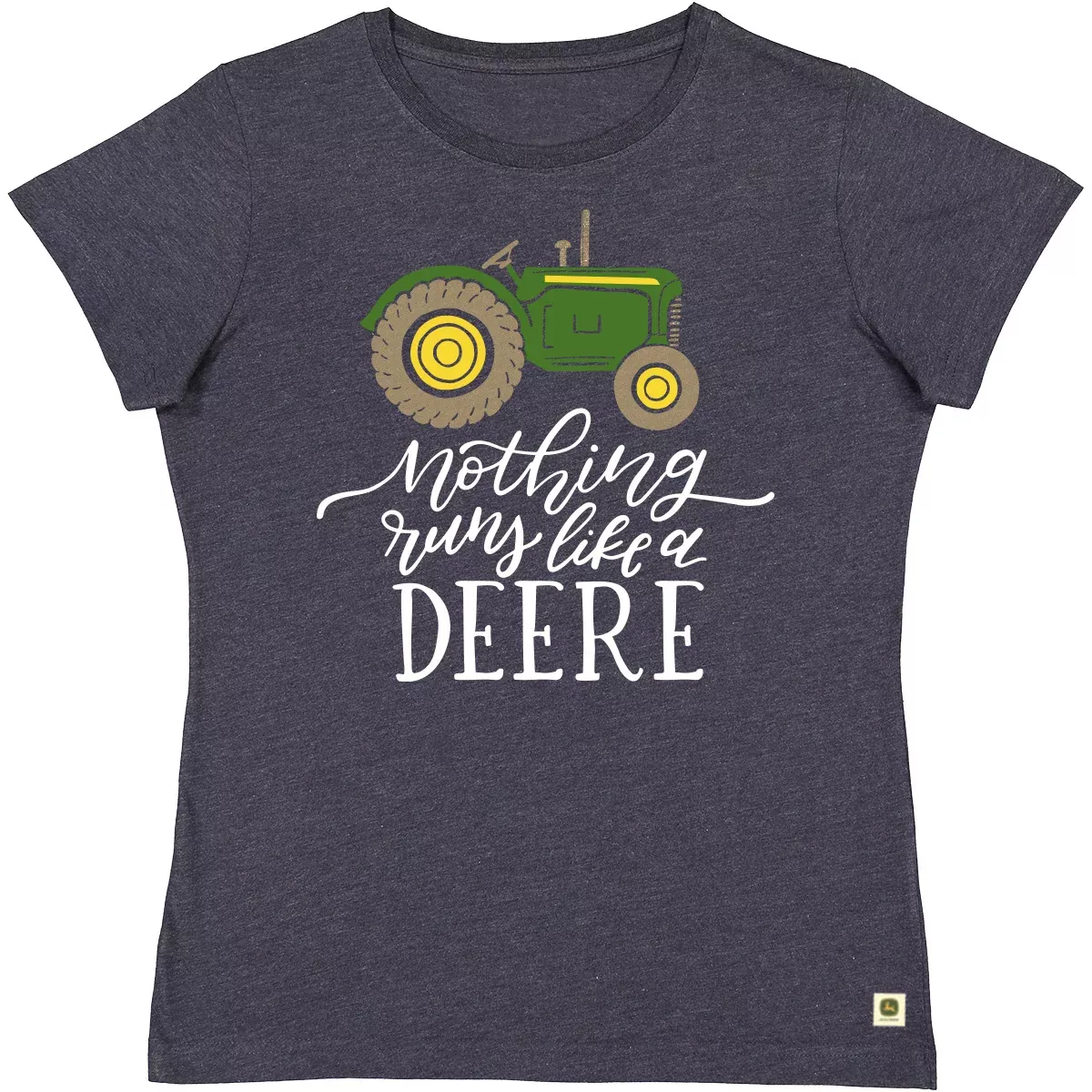 John Deere Ladies "Nothing Runs Like A Deere" Crew Neck Tee