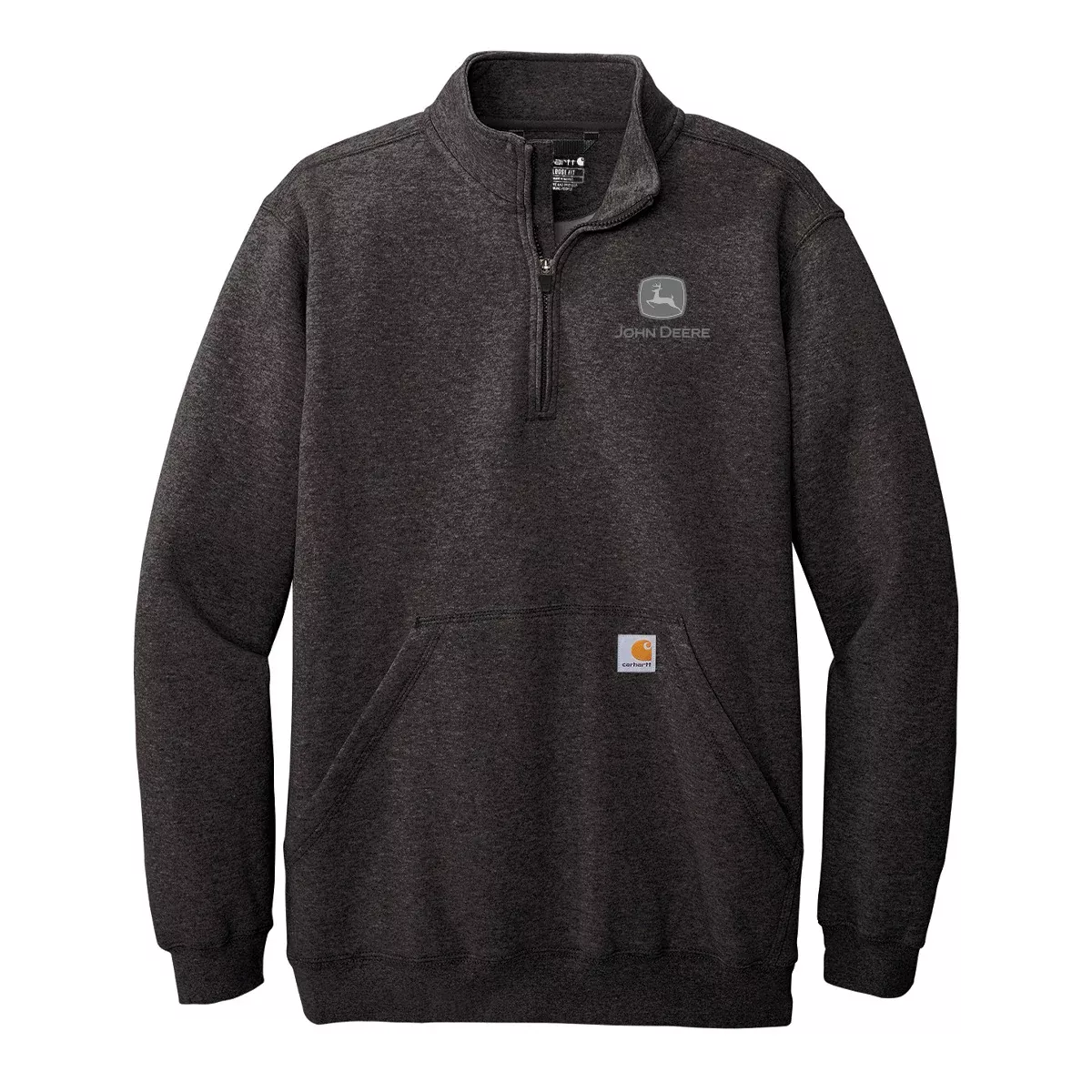 John Deere Men's Carhartt Quarter-Zip Sweater