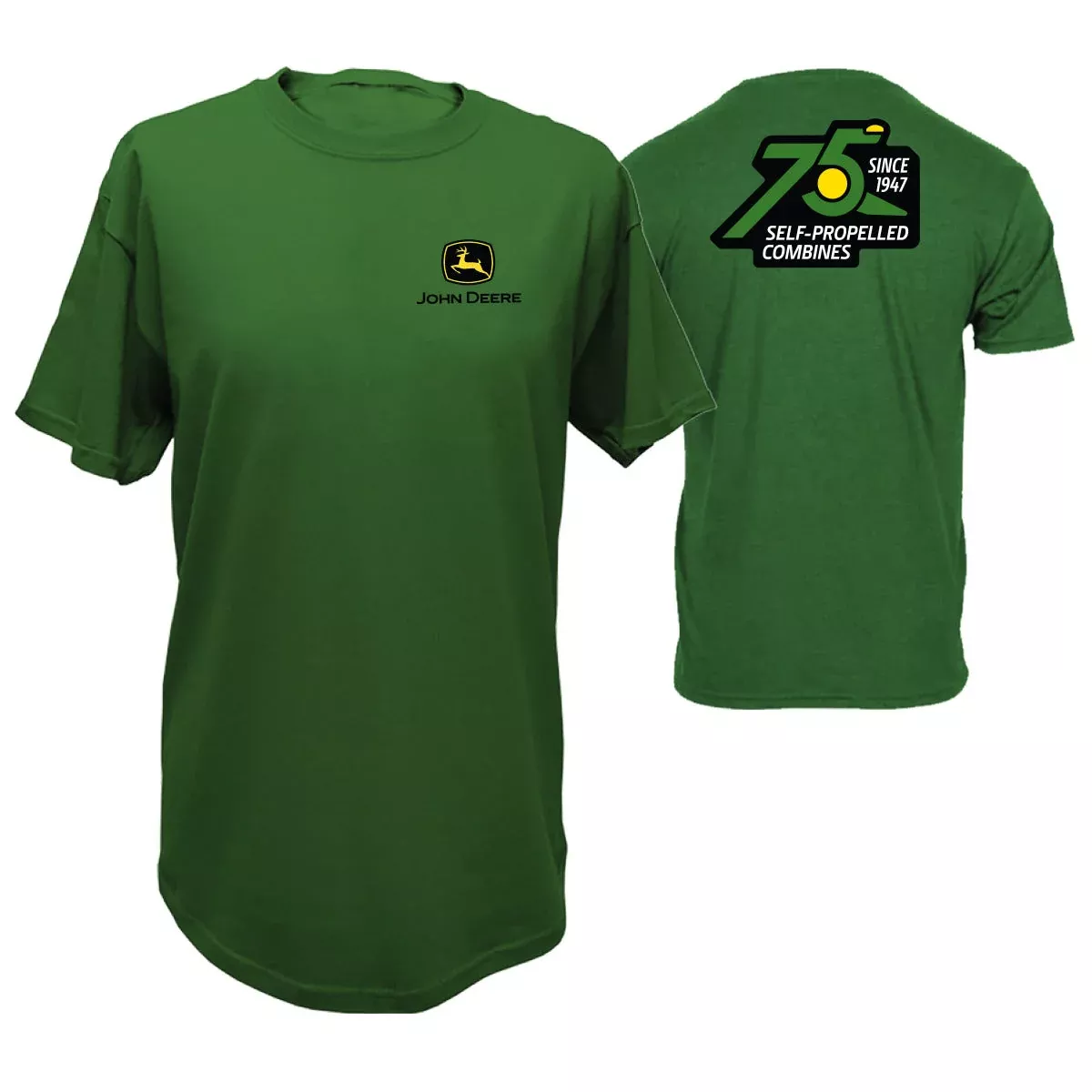 John Deere Men's Green 75th Combine Anniversary Edition Tee