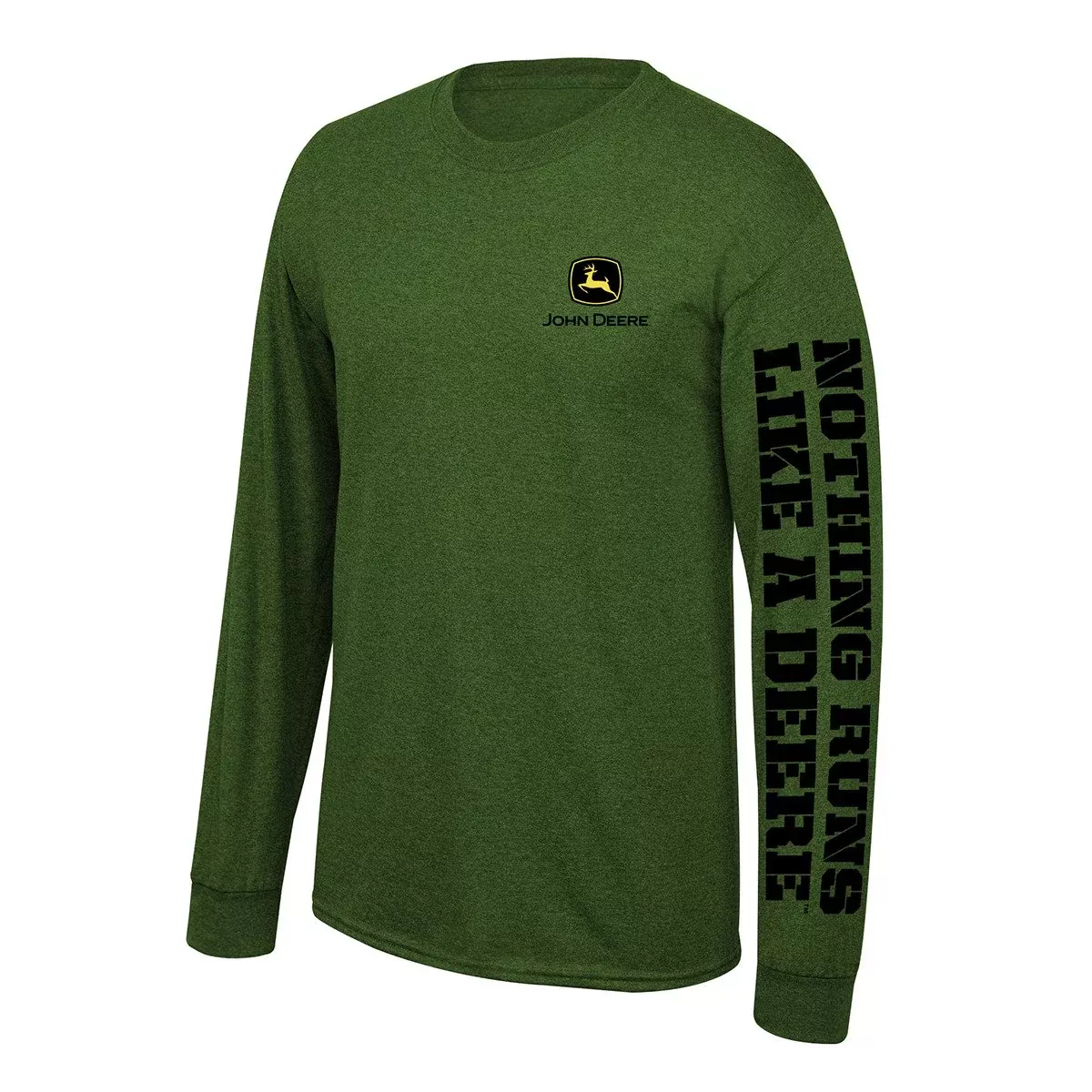 John Deere Men's Green "Nothing Runs Like a Deere" Long Sleeve
