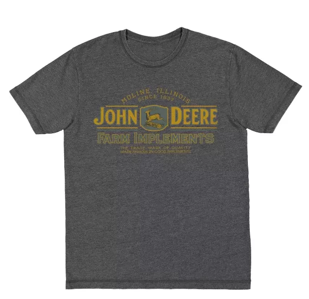 John Deere Men's Moline Illinois Farm Implements Tee