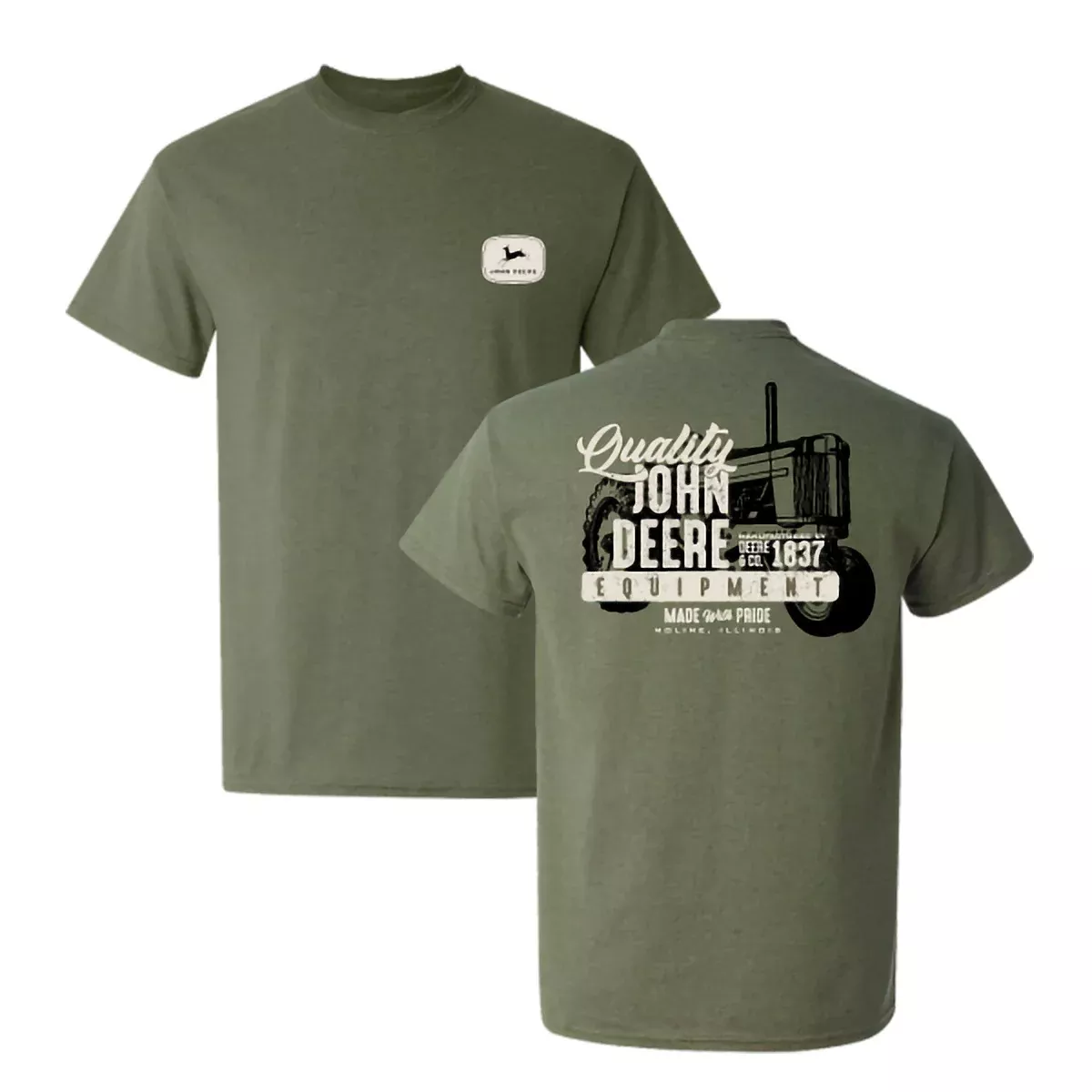John Deere Men's Quality Equipment Tractor Short Sleeve Tee