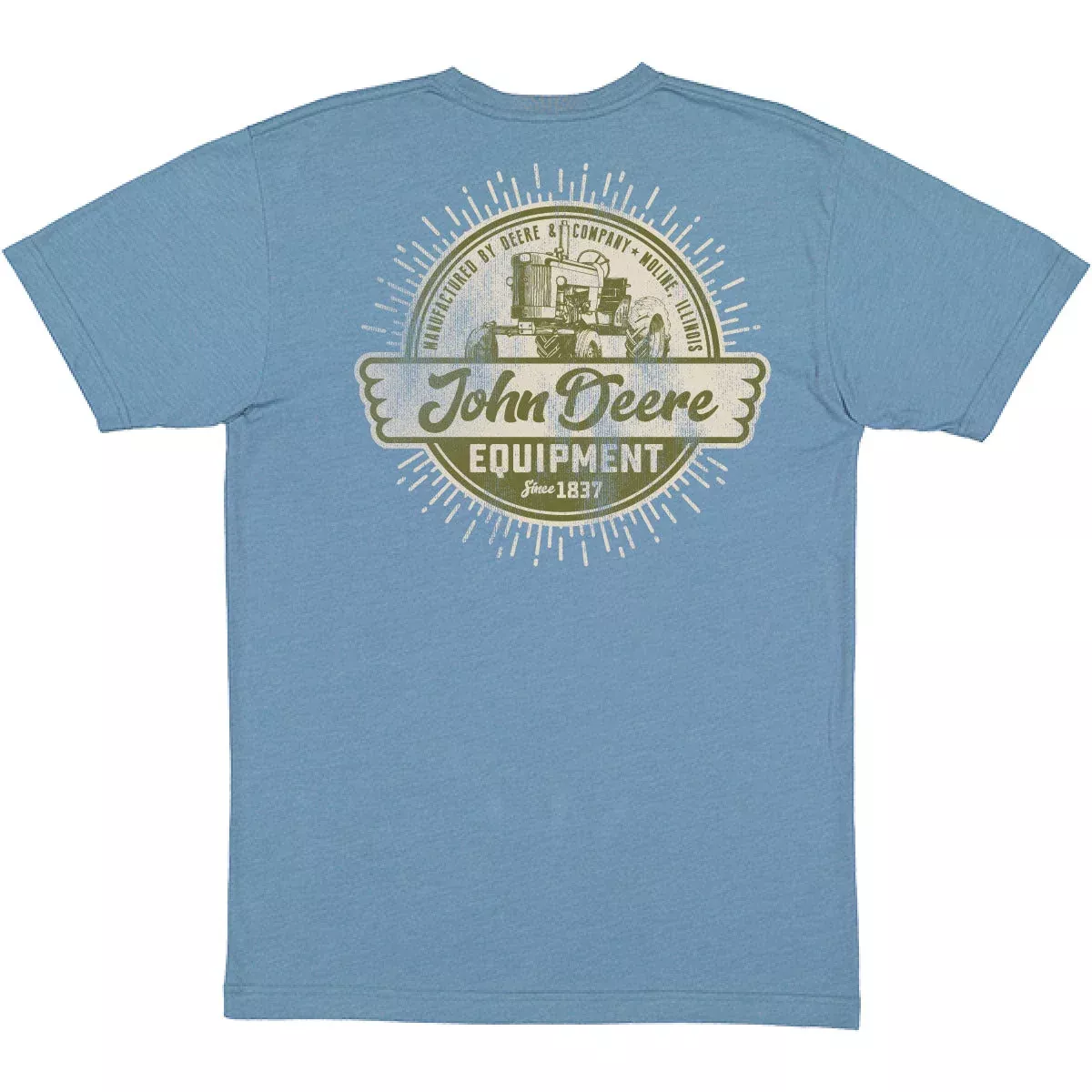 John Deere Men's Vintage Tractor Badge Tee