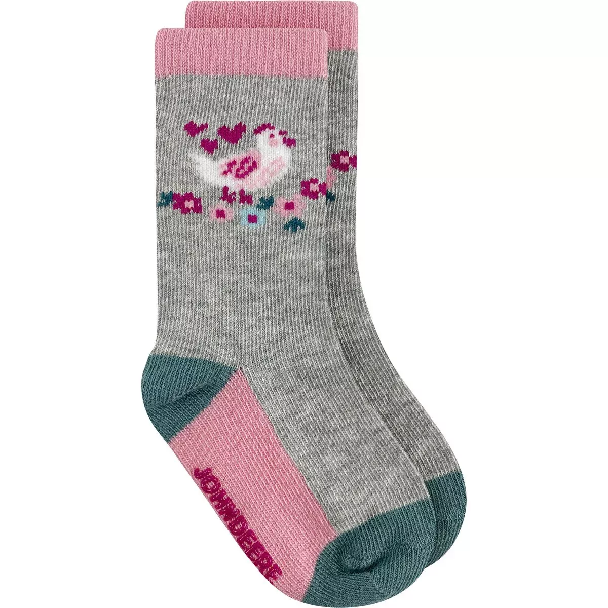 John Deere Toddler Girls Chicken Crew Sock