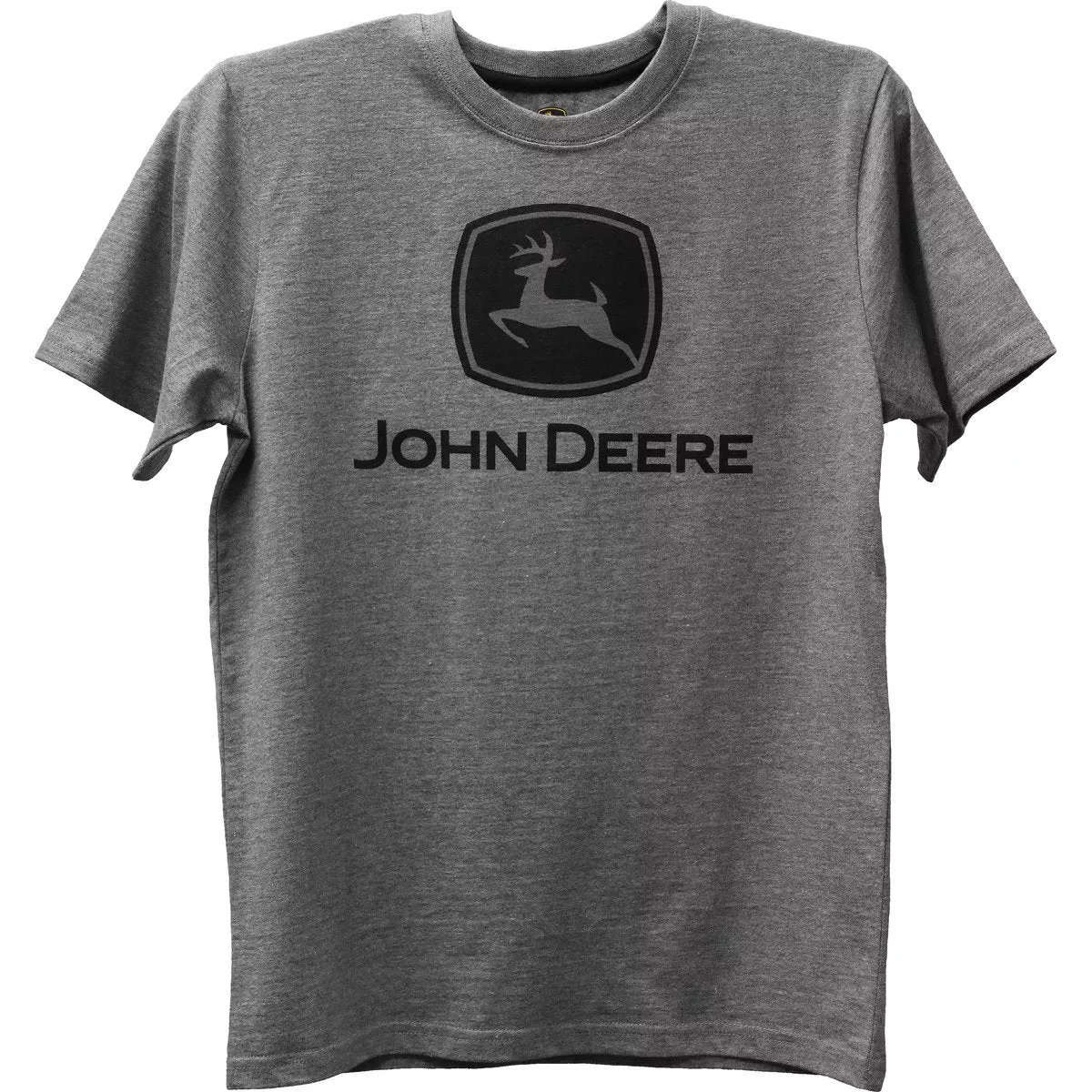 John Deere Youth Boys Grey Logo Tee
