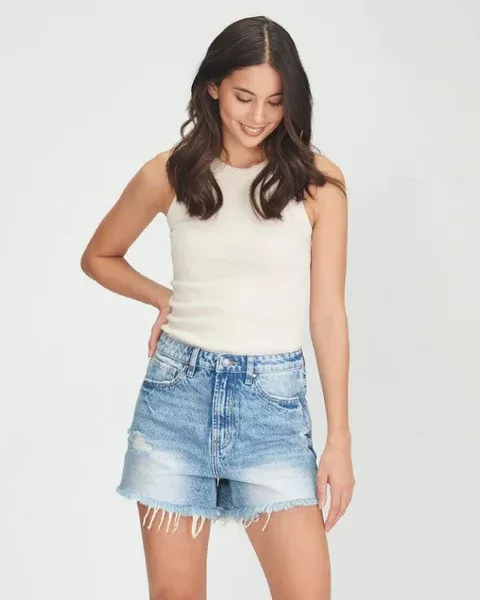 Junkfood Havana Shorts - Blue