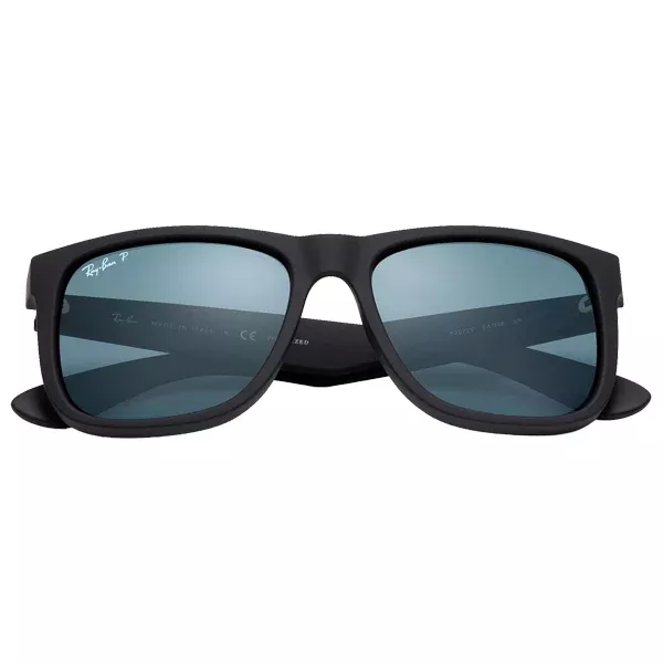 Justin - Black Rubber/Dark Blue Polarized