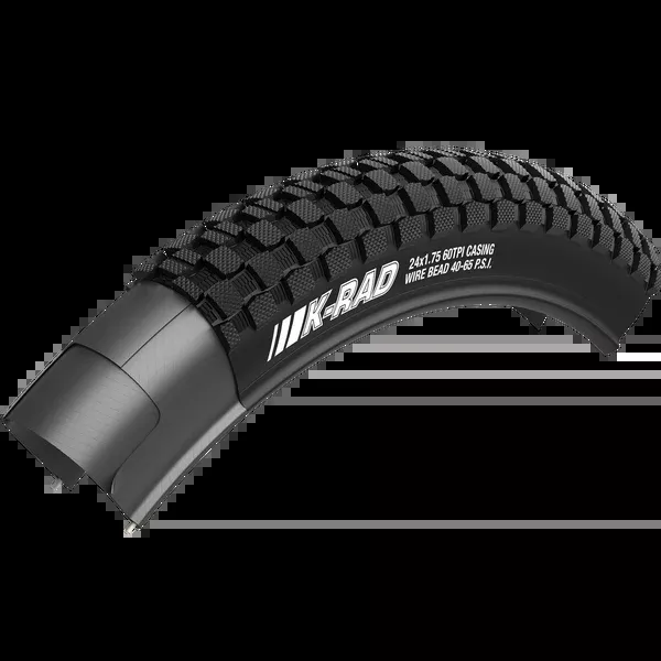 K-Rad Tire Black Steel 24 x 1.95