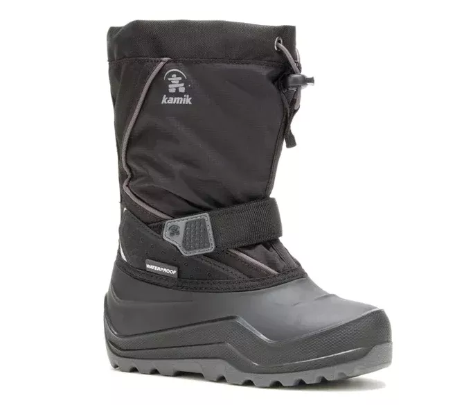 Kamik Kids Snowfall, Black/Char