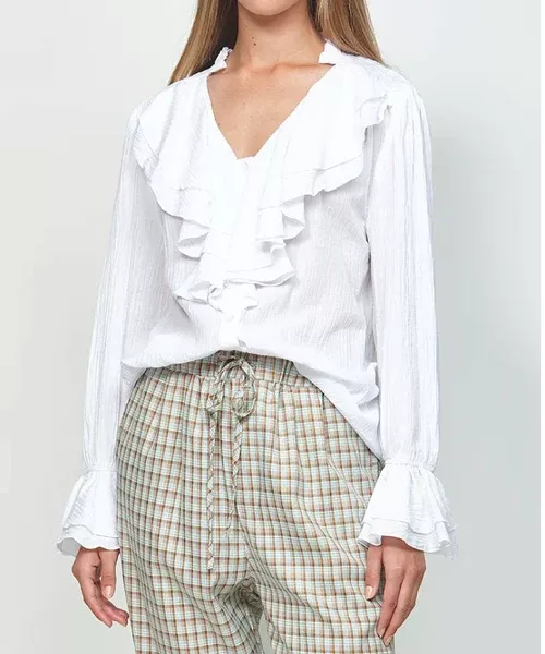 Ketz-Ke Zeta-Jones Top - White
