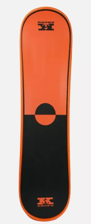 Krown Snowskate 9" x 35" Halftone Orange
