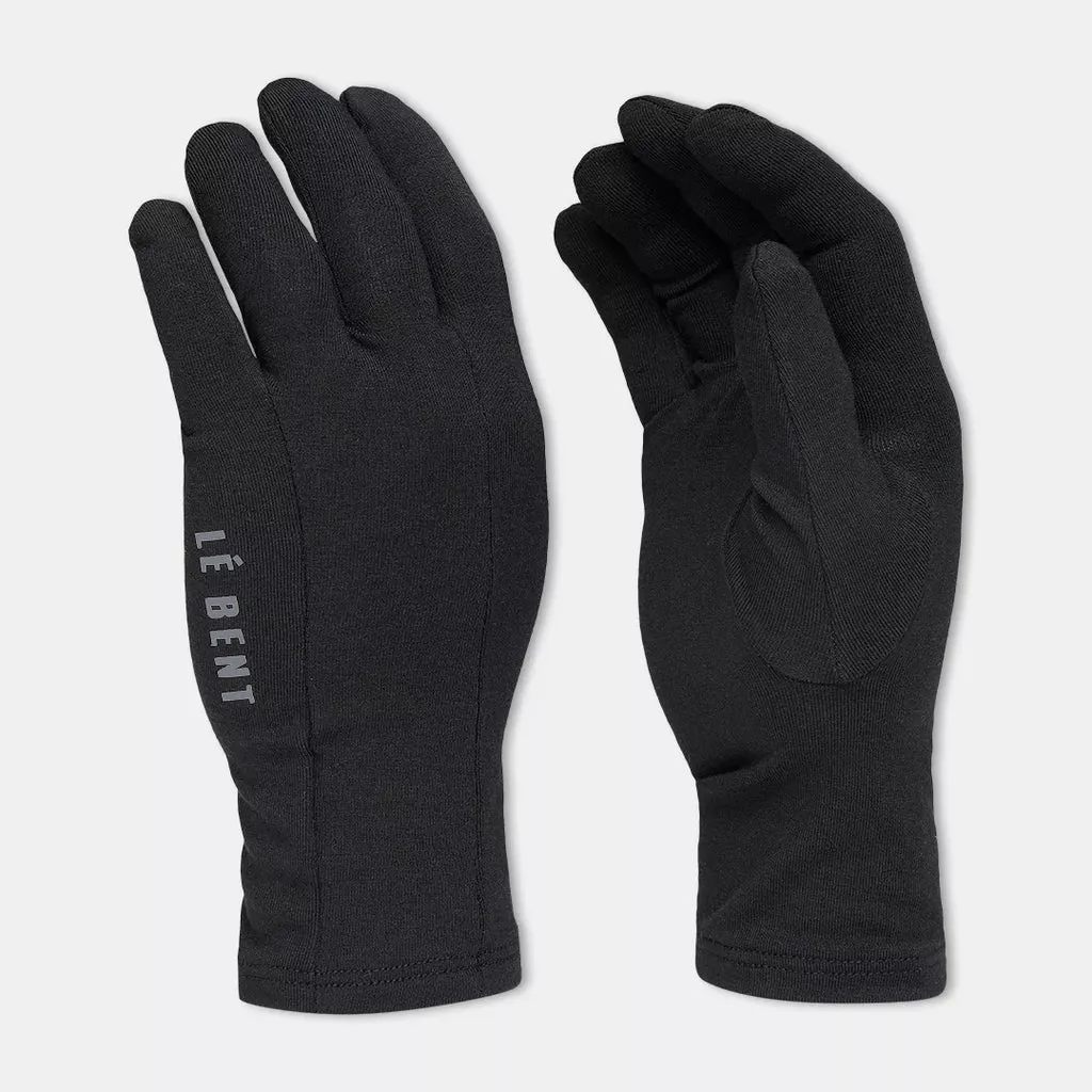 Le Bent Midweight Glove Liner - Black
