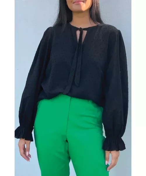 Leo +Be Burst Women's Top - Black