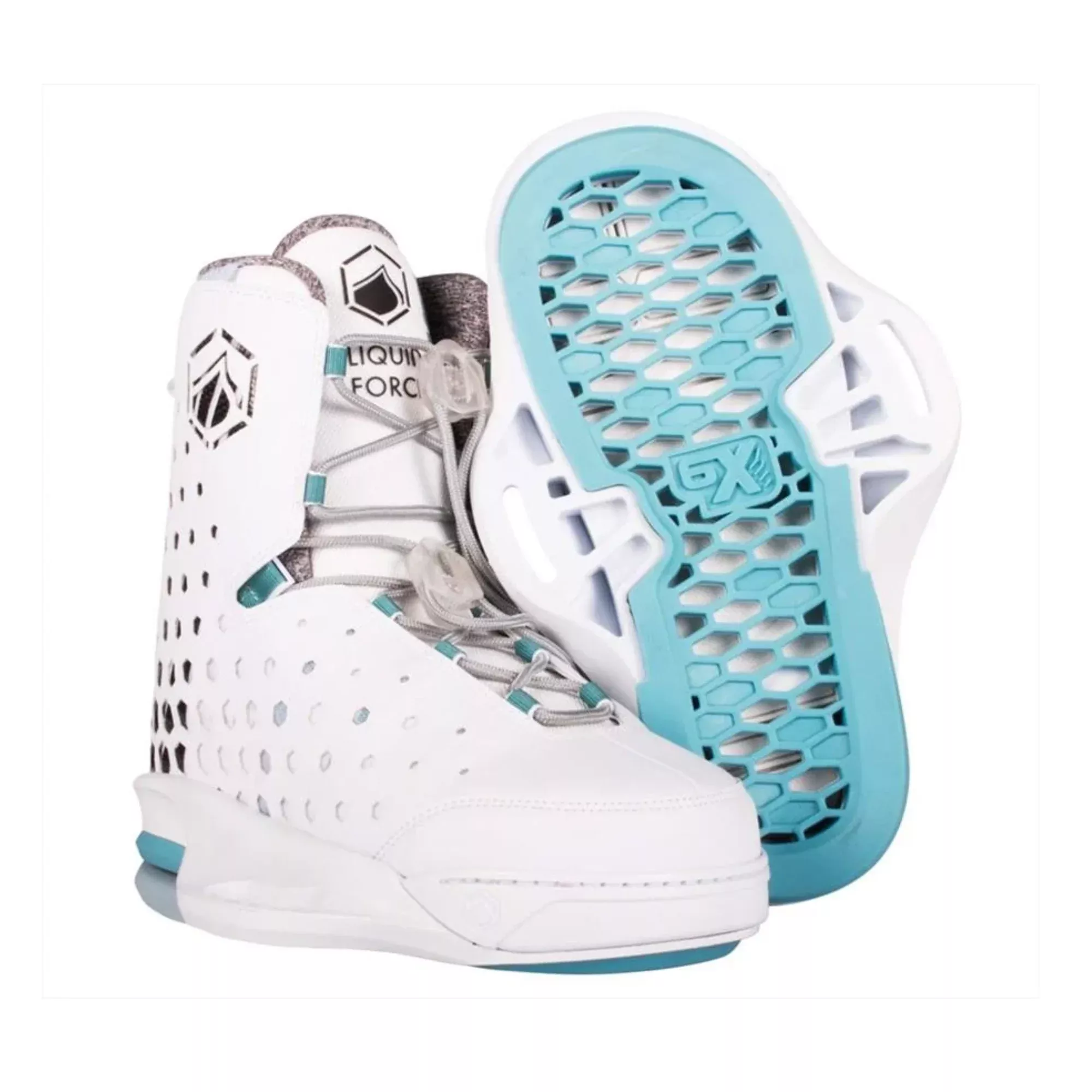 Liquid Force Aero 6X Wakeboard Binding - White