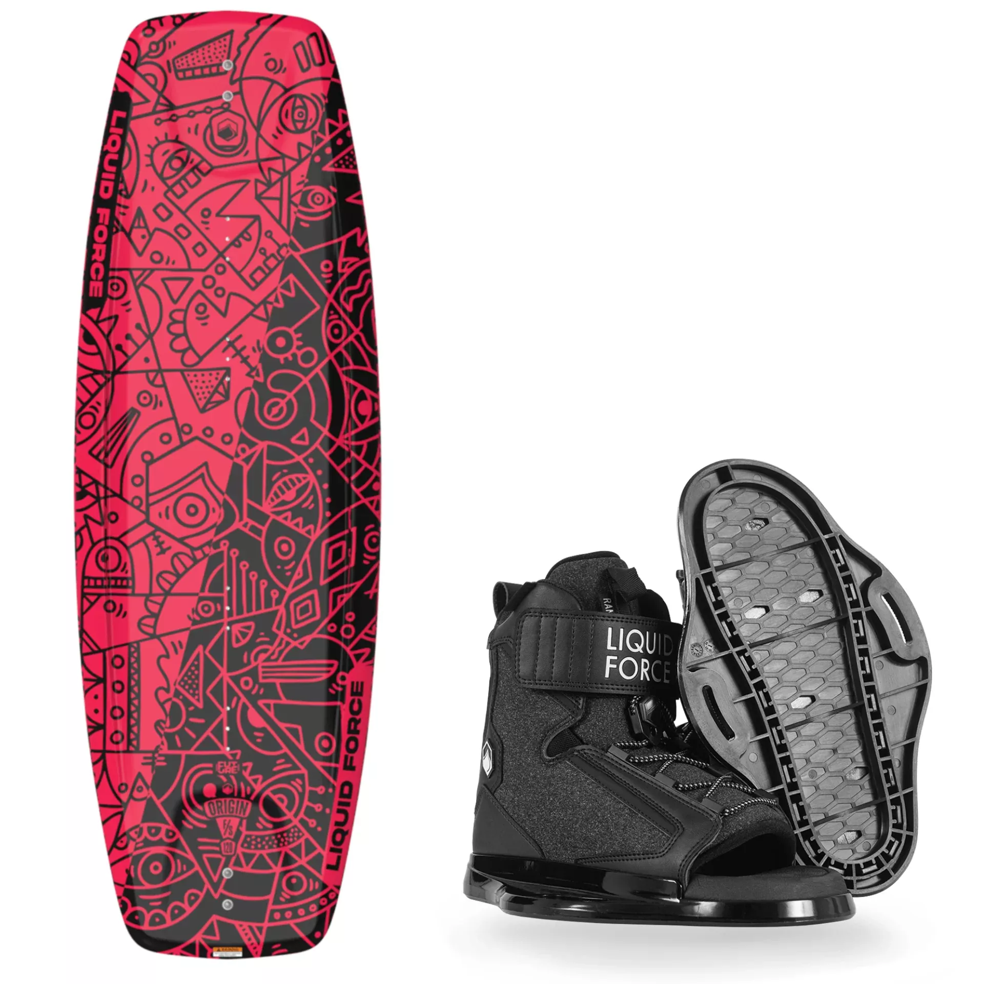Liquid Force Origin FS + Kid's Rant Binding
