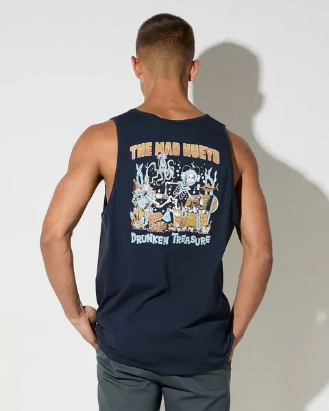 The Mad Hueys DrunkenTreasure Tank - Navy