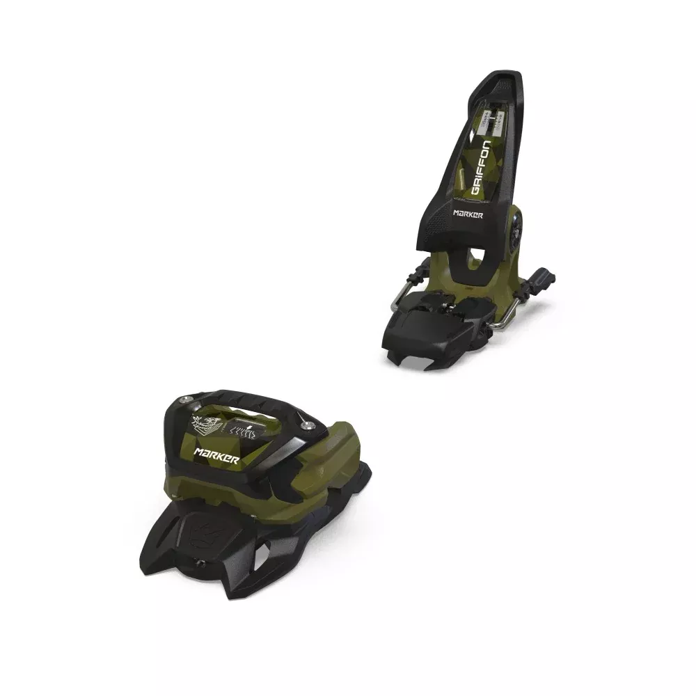 Marker Griffon 13 ID 2025 Ski Bindings - Black Olive Green