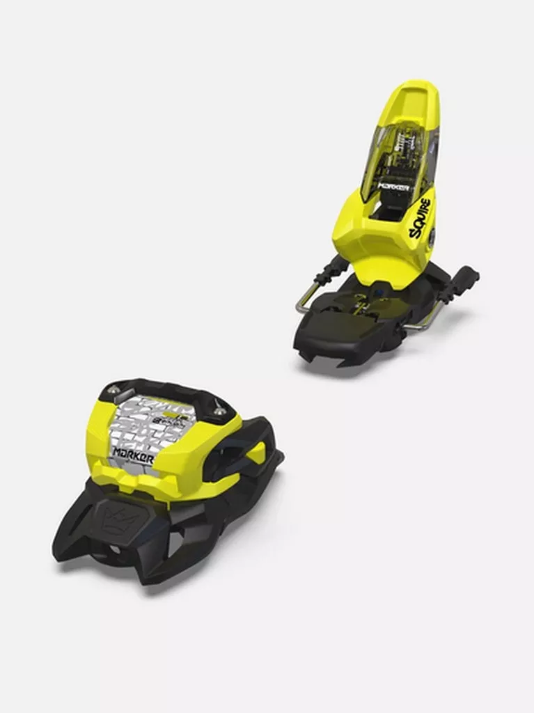 Marker Squire 11 ID 2025 Ski Bindings - Black Yellow